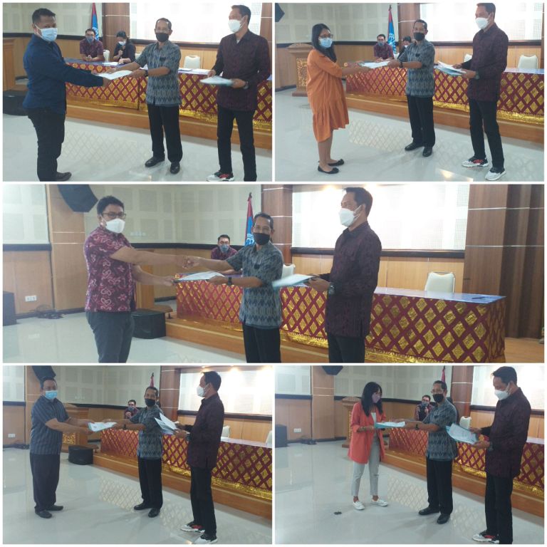 DELIVERY LETTER RECEIVE CORPORATE APPOINTMENT IN THE ENVIRONMENT OF FISIP UNUD